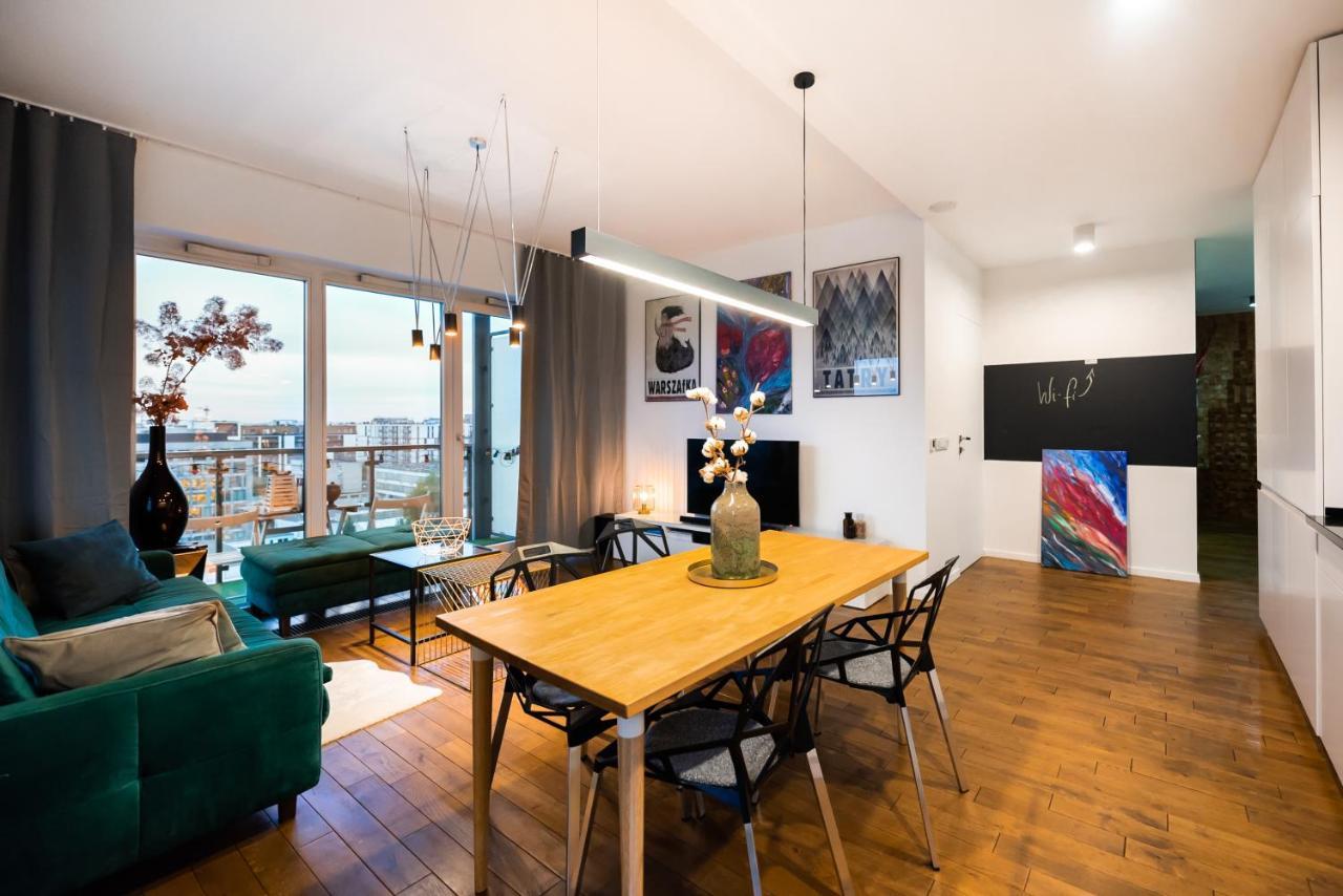 Qbik Artistic Cityscape Apartment Varsovia Exterior foto
