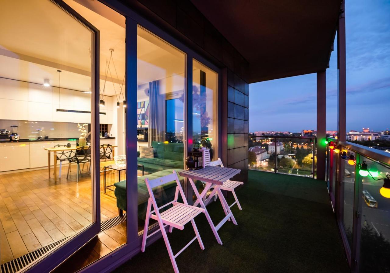 Qbik Artistic Cityscape Apartment Varsovia Exterior foto