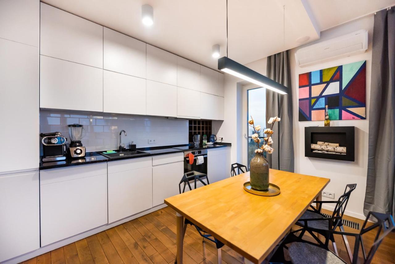 Qbik Artistic Cityscape Apartment Varsovia Exterior foto